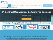 Tablet Screenshot of contractexperience.com